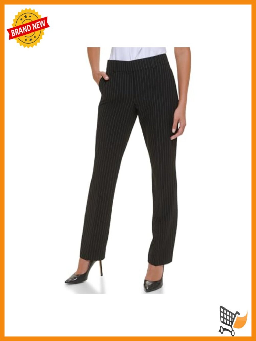 Tommy Hilfiger Sutton Bootcut Dress Pants Mid Rise Plaid Trousers